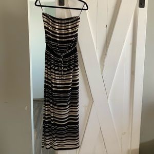 J Crew Strapless Maxi Dress